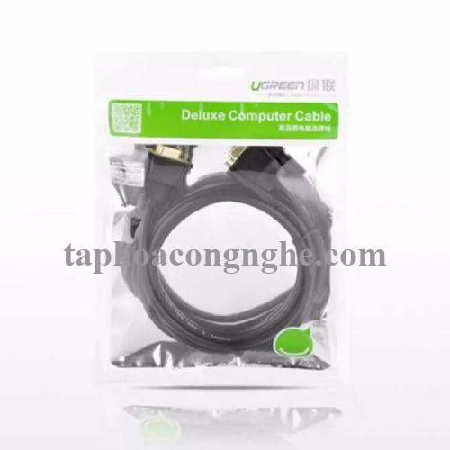 Ugreen 20151 3M màu Đen Cáp tín hiệu nối dài COM RS232 2 đầu âm cao cấp DB101 30020151